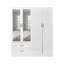 Everlean 4 Door Solid Wood Wardrobe