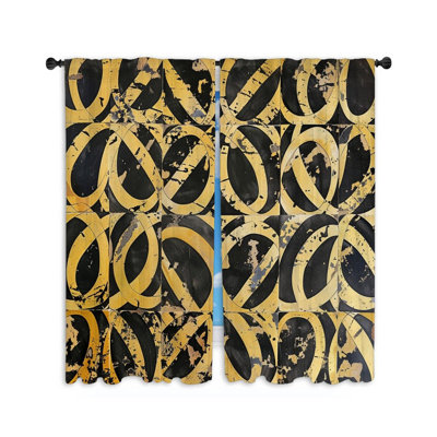 Paire de rideaux obscurcissant en polyester Egli