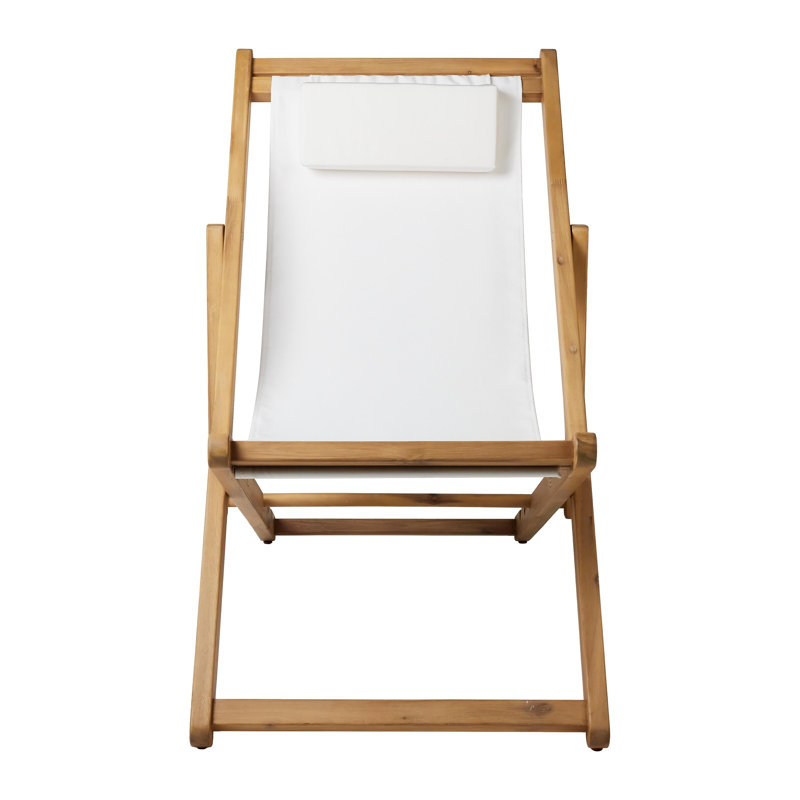 Chaise d'extérieur Sunbrella, Sunbrella - Toile naturelle