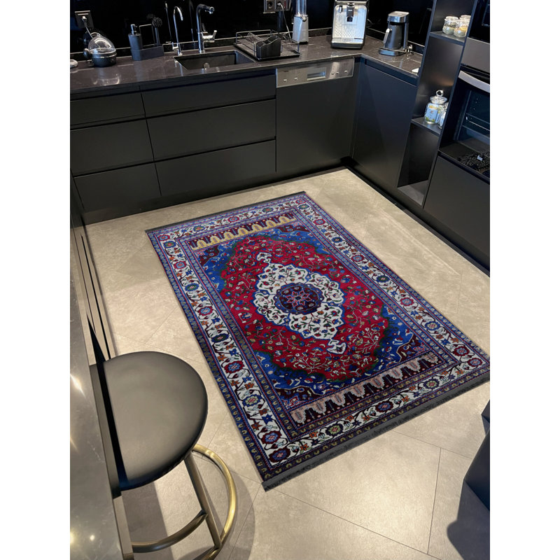 Tapis rectangulaire Yajat, Rectangle 5 pi 2 po x 8 pi 7 po