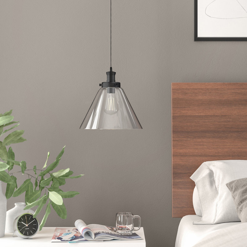 Annmarie 1 - Light Cone Pendant, Black