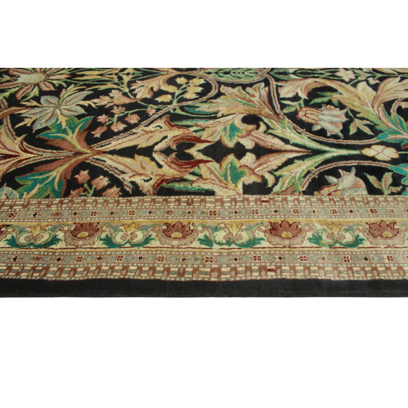 Pak-Persian Haniya Black Rug