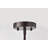 Daelan Oil Rubbed Bronze Clear Dimpled Glass Single Light Pendant Light - 12in