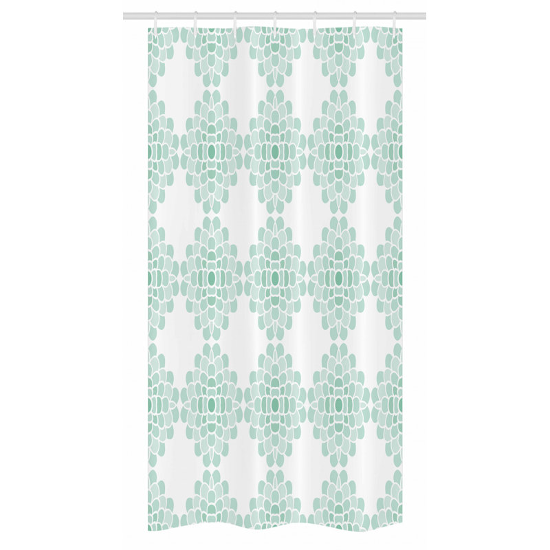 Stall Shower Curtain with Hooks Included, 36" W x 72" L