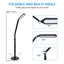 Modern Floor Lamp with Touch Switch, Adjustable Height Reading Light, Living Room, Bedroom