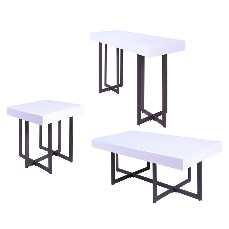 Ensemble de tables basses 3 pièces Celetha Jonston