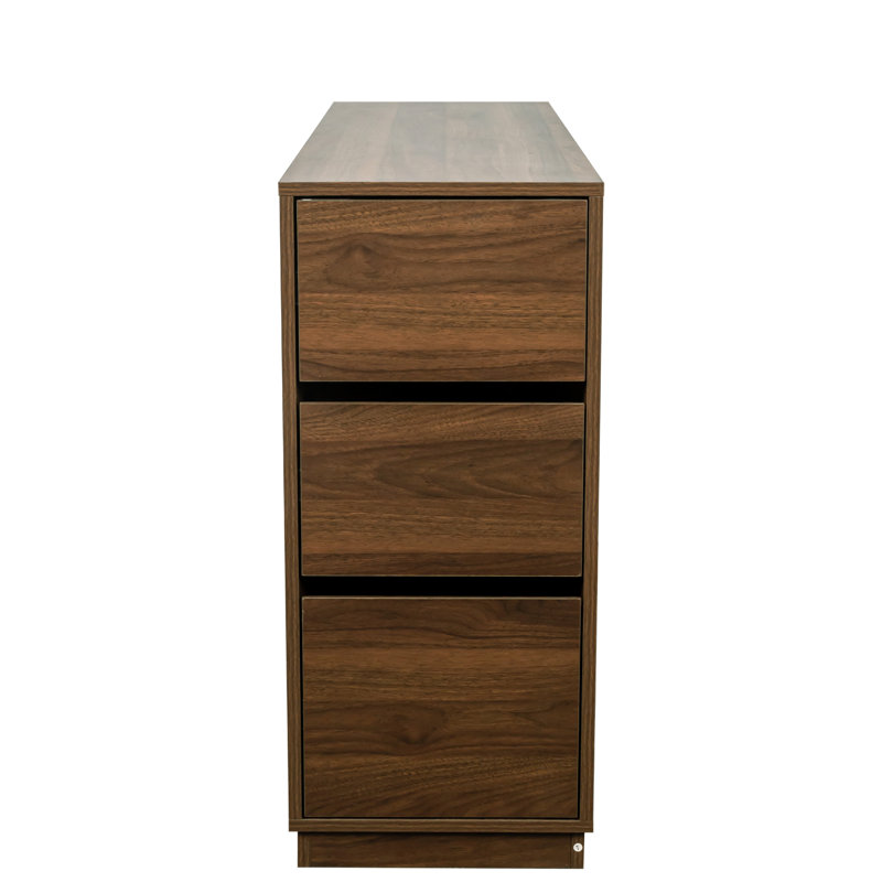 Armoire de table pour la cuisine et le garage, comprenant 2 portes coulissantes en verre, 3 tiroirs latéraux, un espace efficace et élégant, un panneau de particules de 15 mm de 3 mm, un buffet de rangement de poids de 86,32 lb, des portes, un