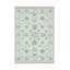 Tapis bleu tissé lavable rétro Mosso-681226982
