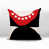 Rouge / noir / blanc cassé