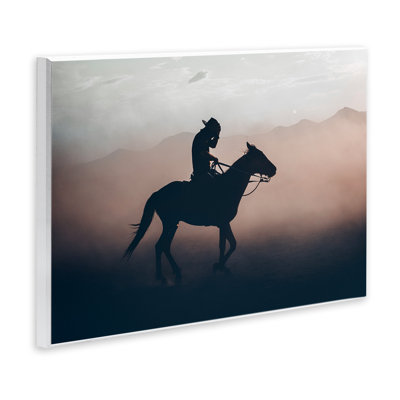 Plaque murale «Sprinting Cowboy on Horseback», conception par 1x