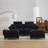 Chikaima Deep Seat Sectional Sofa-108936514