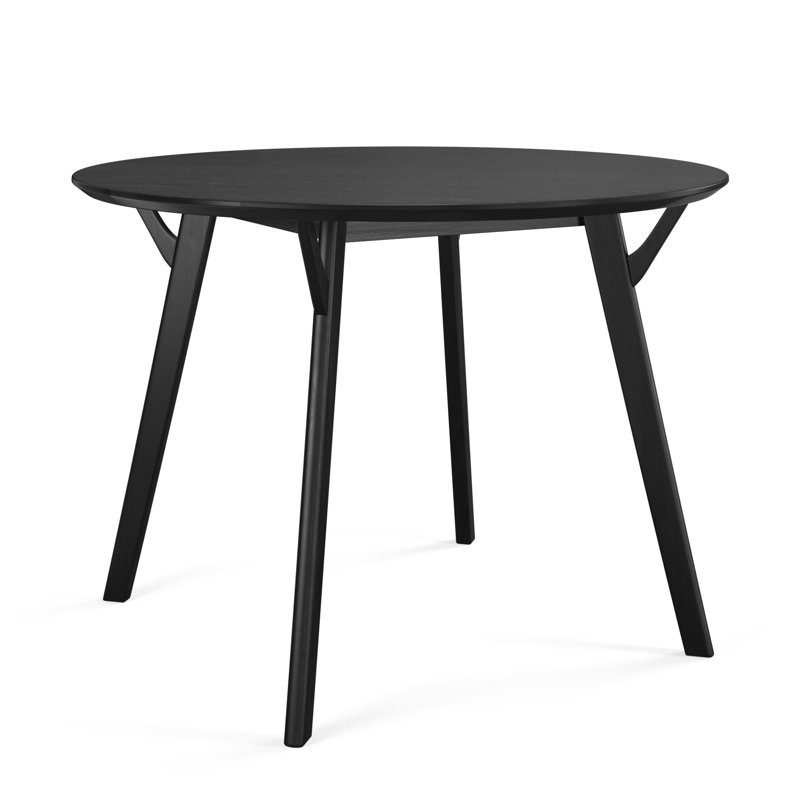 Table de salle à manger en bois 42 "Evanston, Noir
