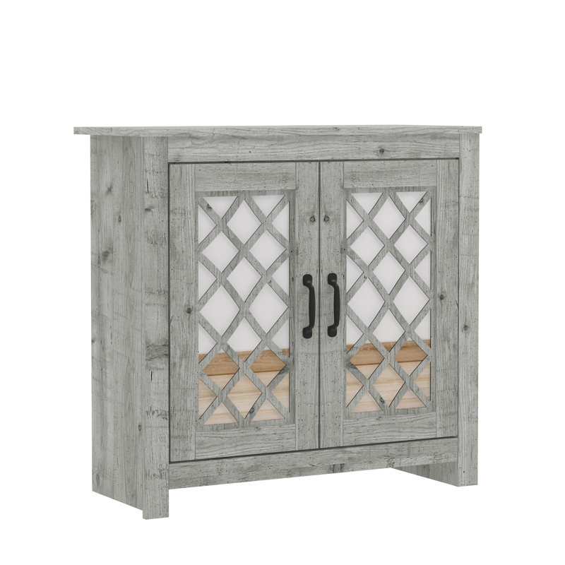Armoire à chaussures 2 portes Perrault, Gris mexicain