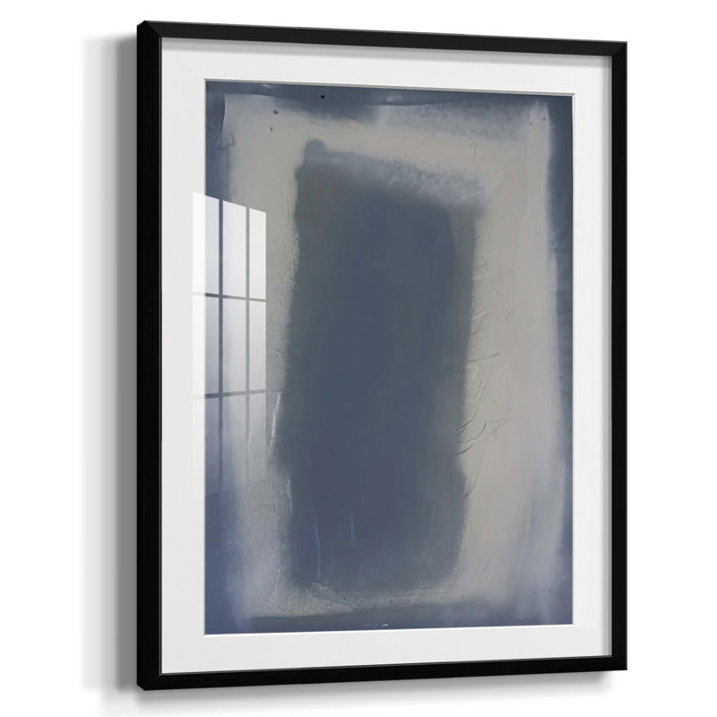 The Shadow Framed Print, Black Framed Paper, White