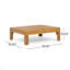 Causeuse modulaire à 2 places avec table basse Brava