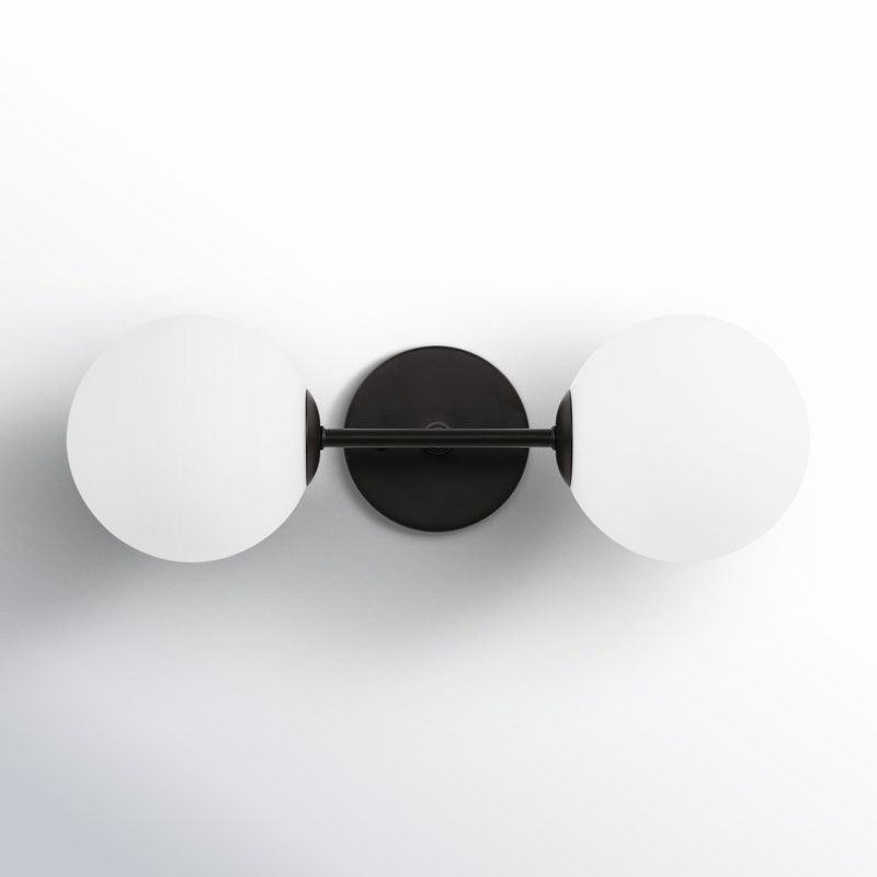 Jaina 2 - Light Armed Sconce, Black