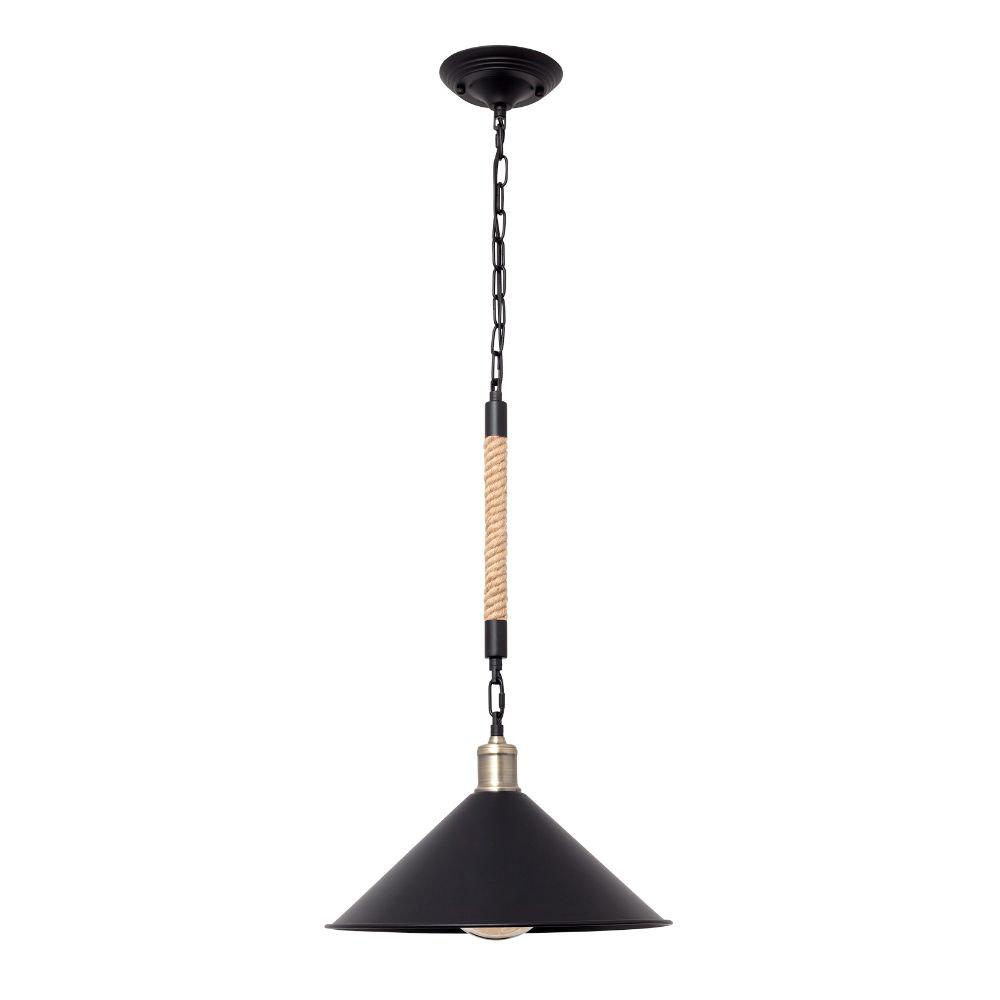 Caroline 1 - Light Black Single Pendant