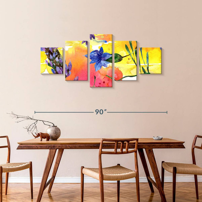 Flower, 36" H x 80" W