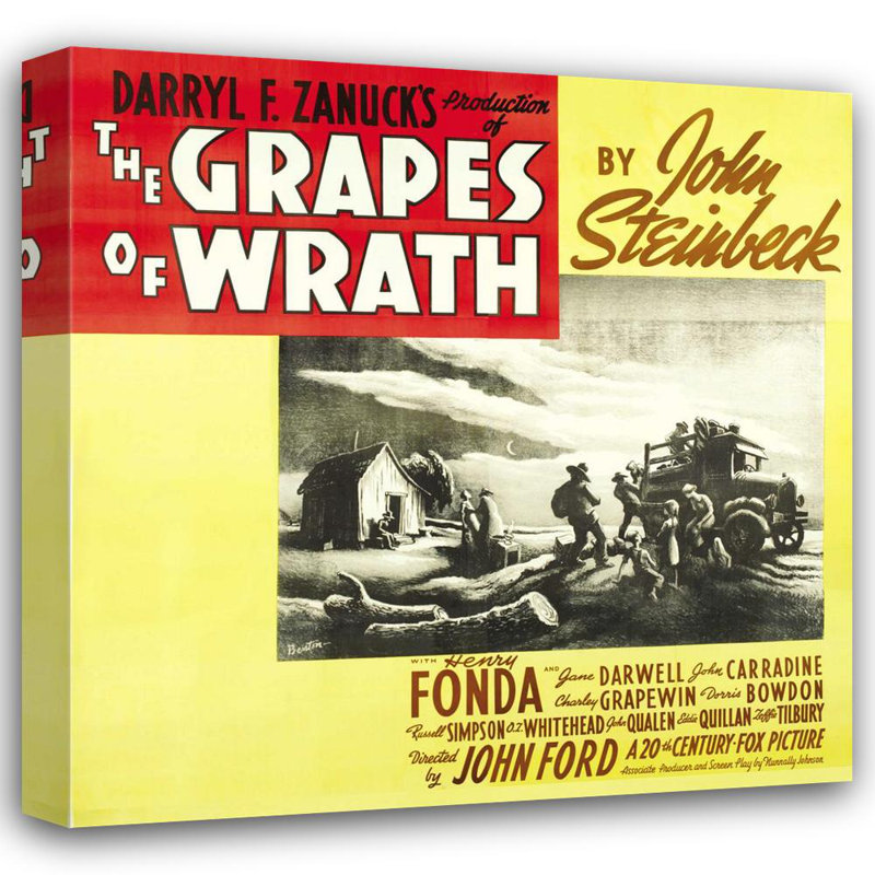 The Grapes of Wrath, 20" H x 20" W