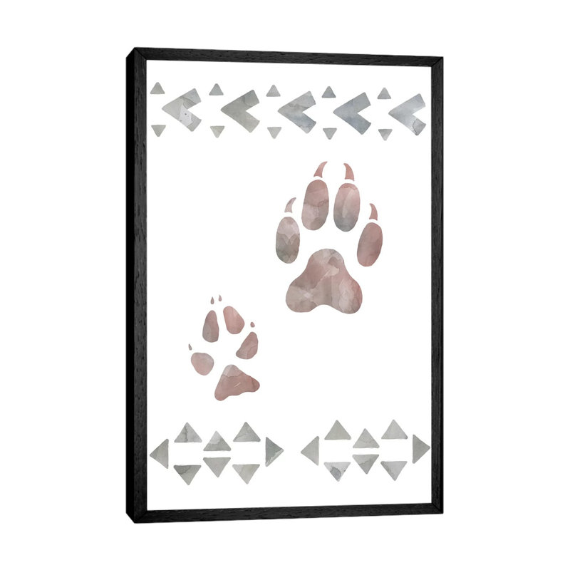 Little Lady Den Paws by Carol Robinson - Print on Canvas, Black Framed, 101.6 cm H x 66.04 cm W