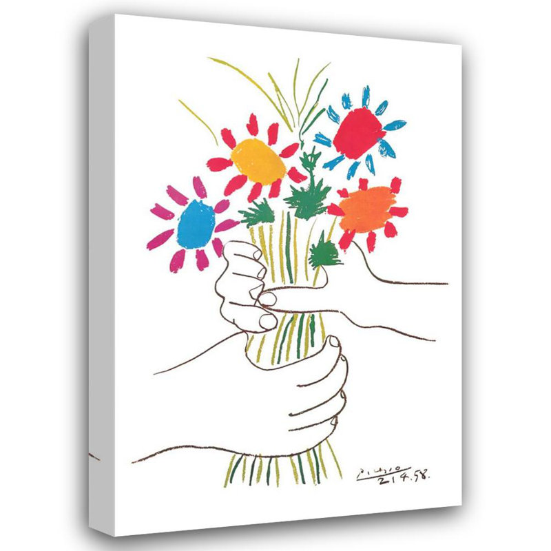 Petites fleurs, H 18 po x l 12 po
