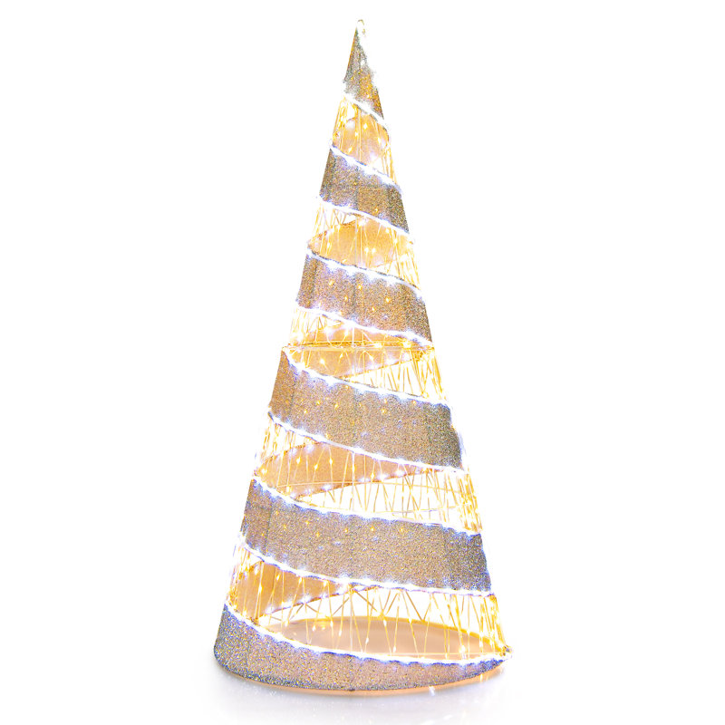 5 pi Arbre de Noël conique avec lumière décorative des Fêtes