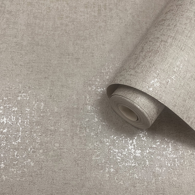 10.05m x 53cm Matte Wallpaper Roll, Grey