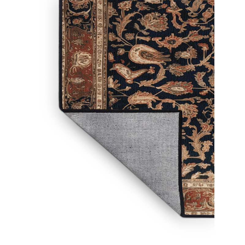 Tapis brun lavable à la machine, Rectangulaire 2 pi x 3 pi