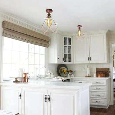 Hive Semi Flush Mount