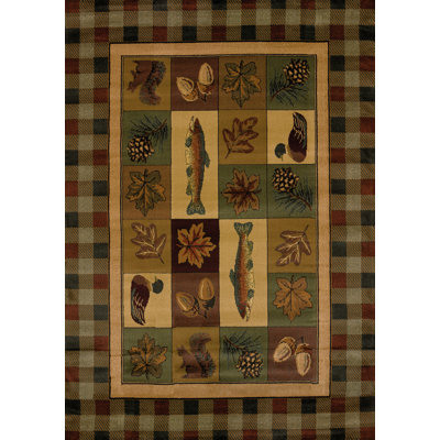 Tapis brun de style sud-ouest Woodacre
