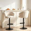Élégantes chaises à hauteur de comptoir, tabourets de bar pivotants modernes à hauteur réglable, ensemble de sièges de cuisine