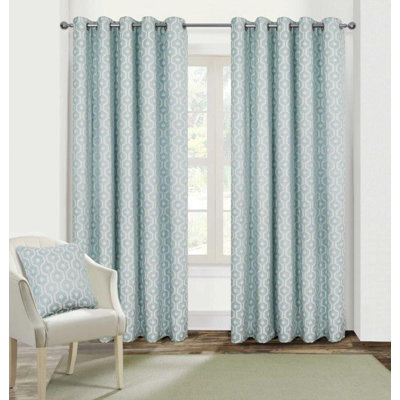 Annaluisa Polyester Standard Eyelet Curtain Pair