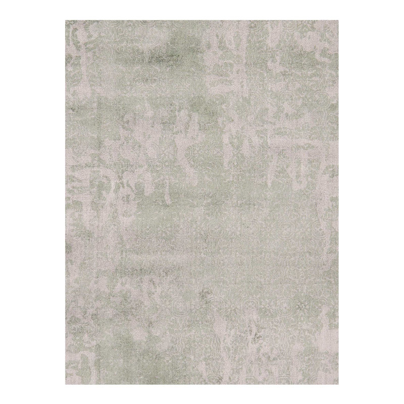 Light Green Modern Rug 8' X 10'