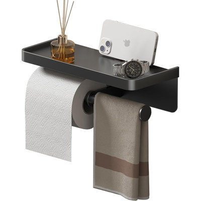 Toilet Paper Towel Holder Wall Mount