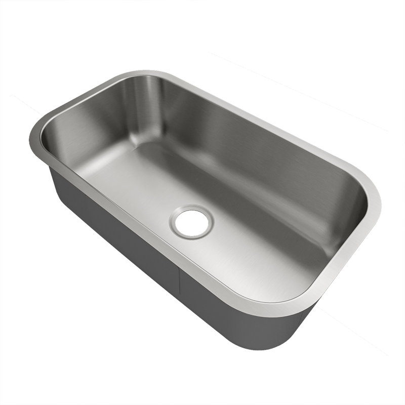30.5'' Stainless Steel Single Bowl Drop-in Kitchen Sink
