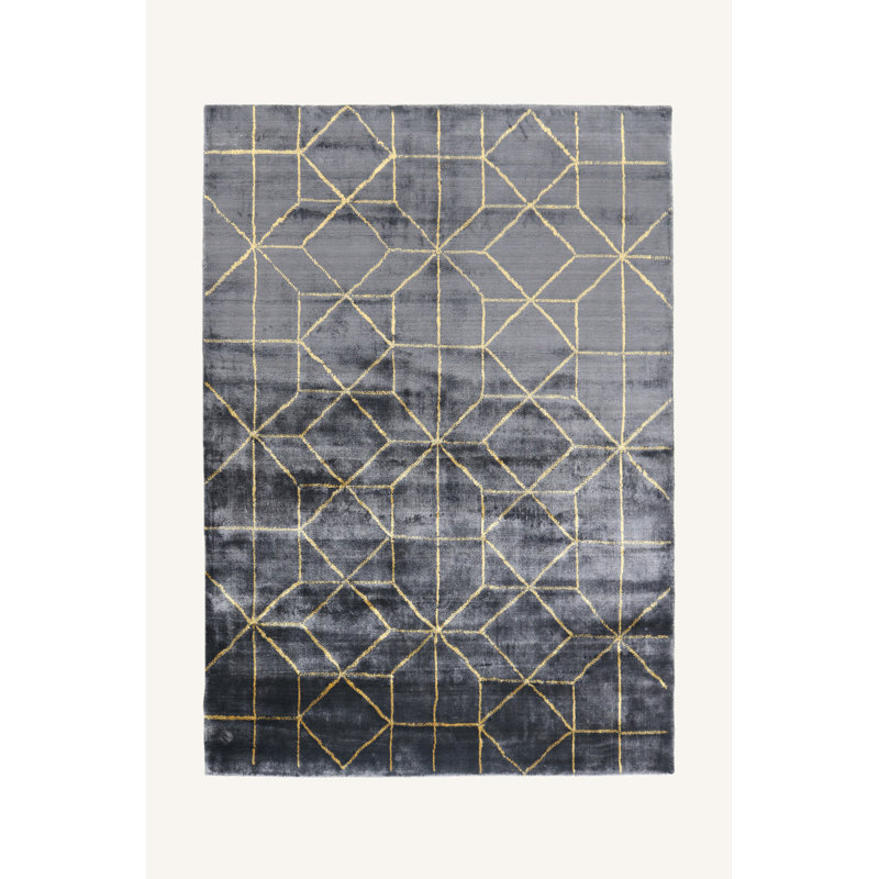 Parker Geometric Hand Woven Area Rug, Rectangle 160 x 230cm