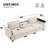 Chenille Sectional Sofa with Bluetooth Speaker,Comfy Cloud Couch Set with Drop Down Table-1670368266