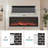 60 Inch Smart Wall Mount Electric Fireplace - Wi-Fi/Alexa Control-1174628884