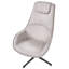 Upholstered Fabric Swivel Armchair