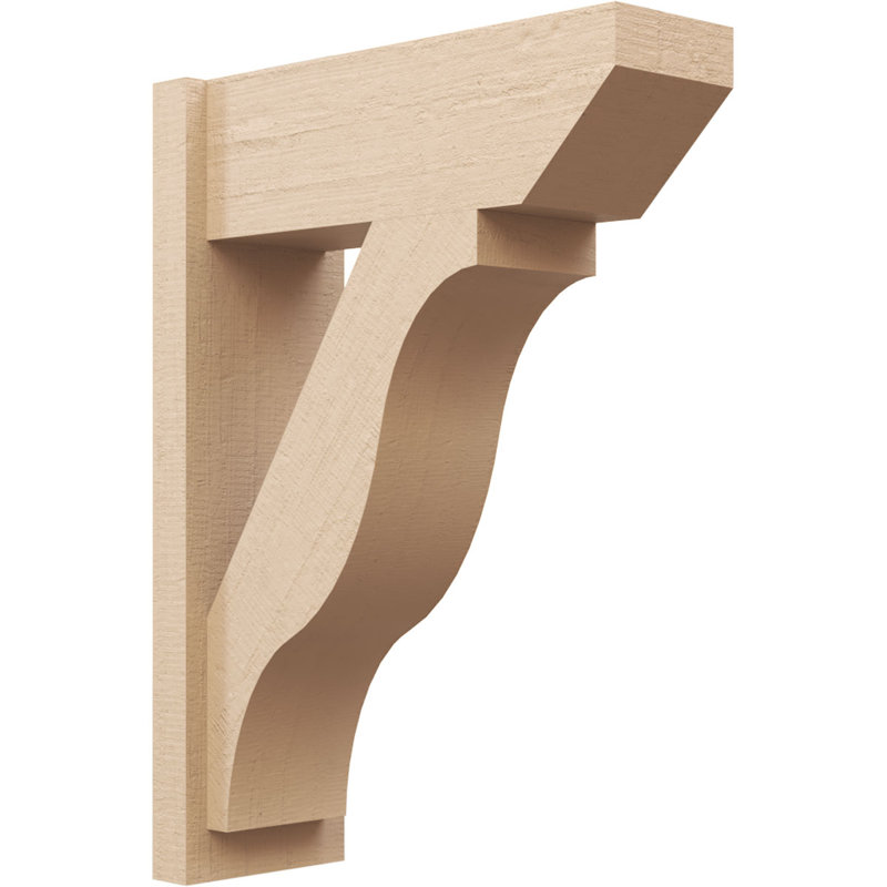 Funston Slat Rough Cedar Woodgrain TimberThane Outlooker, Primed Tan, 30" H x 8" W x 22" D
