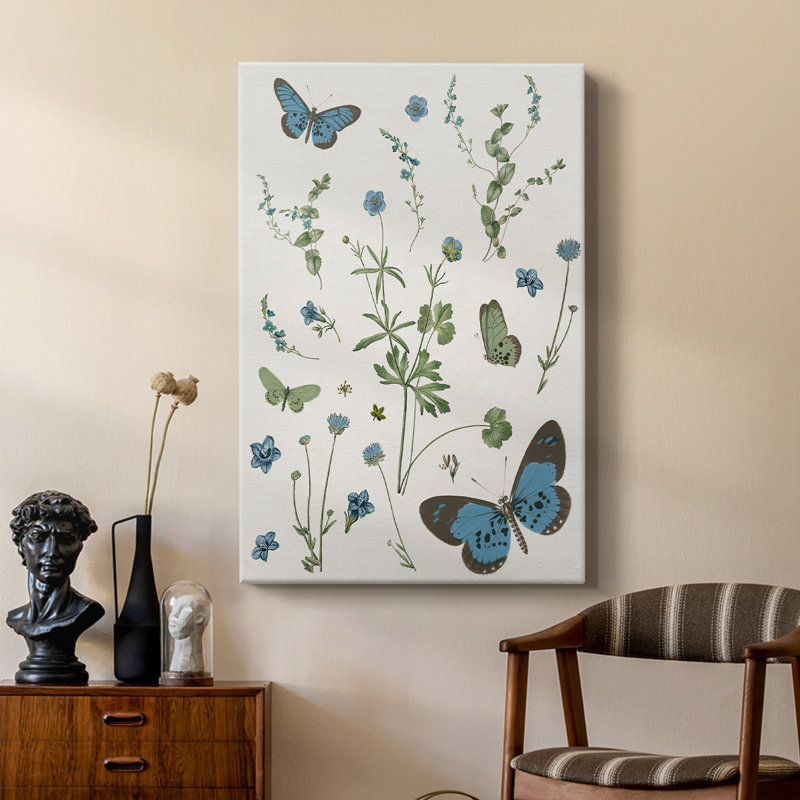 Botanical Page I - Gallery Cavas, H 27 po x l 18 po