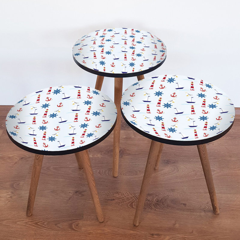 Tables gigognes 3 pieds Beliveau