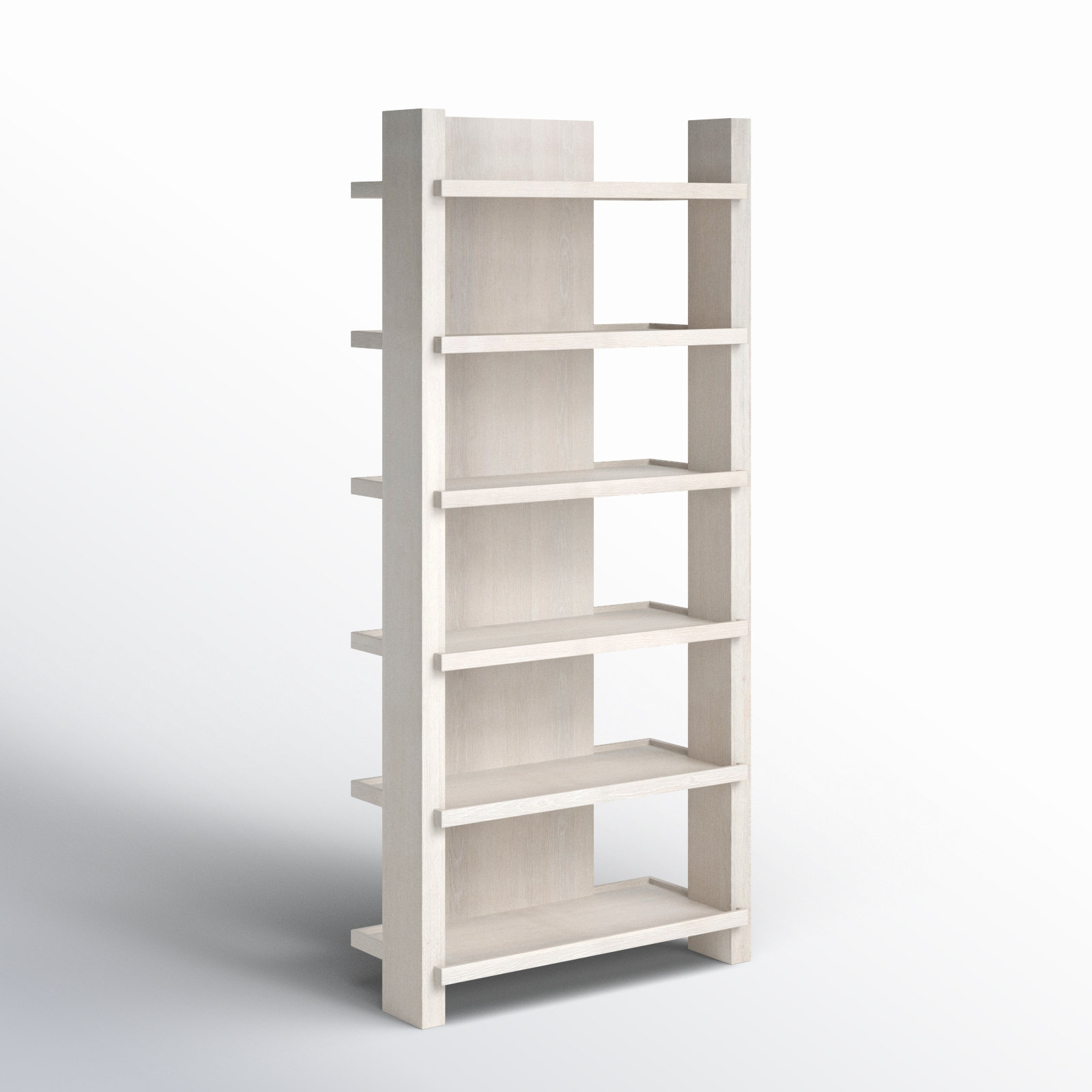 Packer 42" Bookcase, White Wash