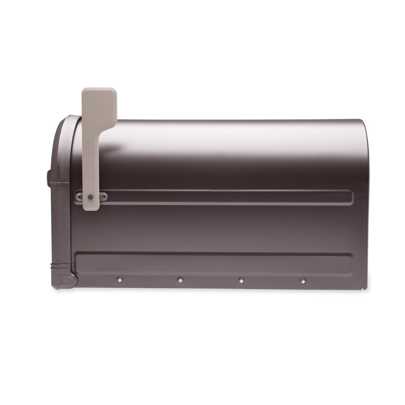 Roxbury Rubbed Bronze Aluminum Post Mount Mailbox