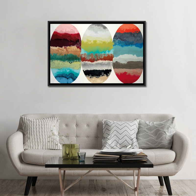 «Life's Energy», reproduction sur toile, H 18 po x l 26 po x P 1,5 po, Toile avec cadre noir, Pas de tapis