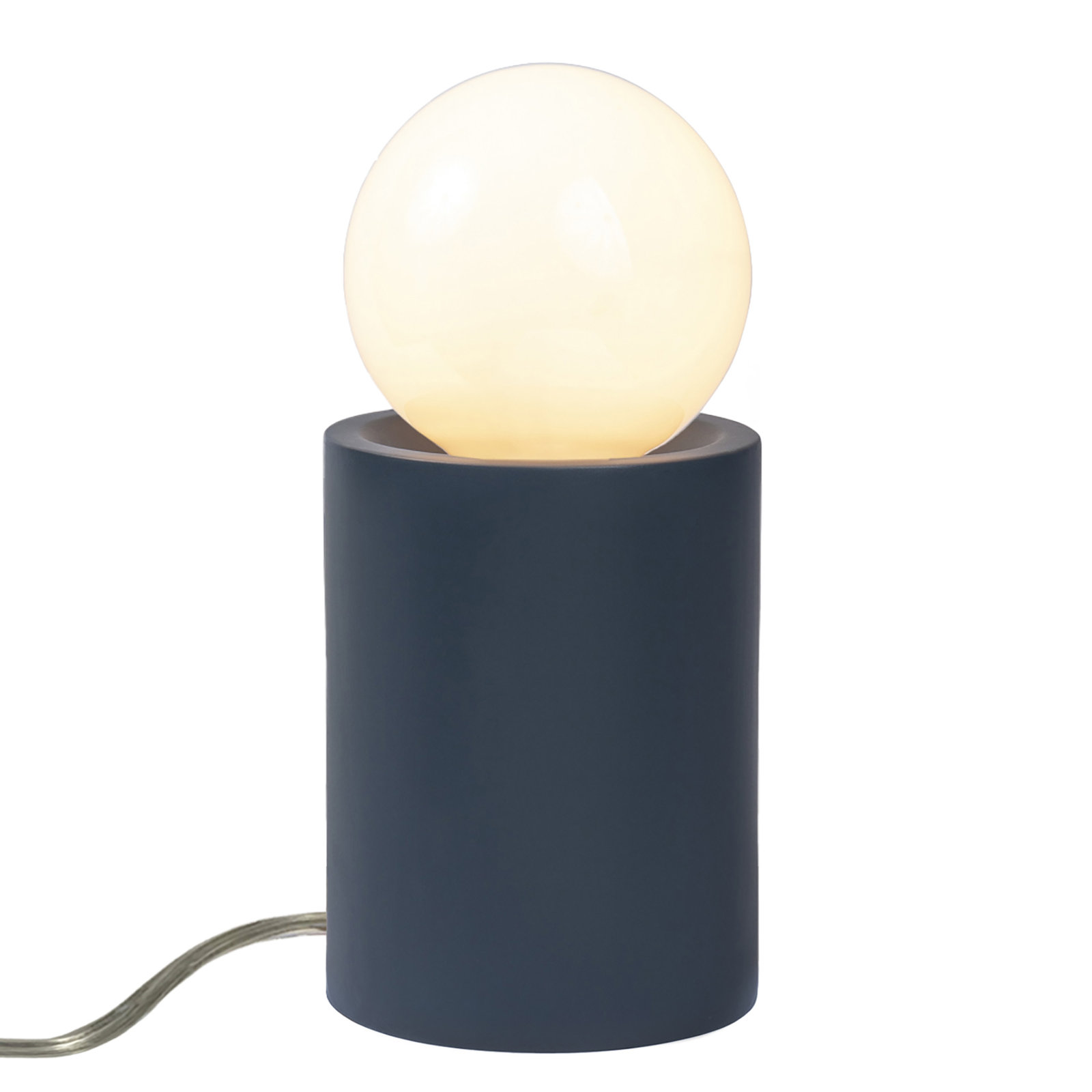 Rachid Ceramic Torchiere Lamp, 11.5" H x 5.5" W x 5.5" D, Midnight Sky