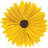 Lilac 3d Sunflower Decorative Floral Flet Throw Pillow Cover 13" Round-513781739-519939380