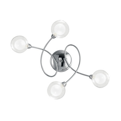 Lindbergh Glass Semi Flush Mount