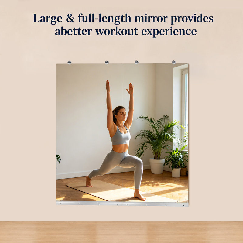 GYM MIROIR 30X48 POUCES - 2 pièces, H 60 po x l 48 po