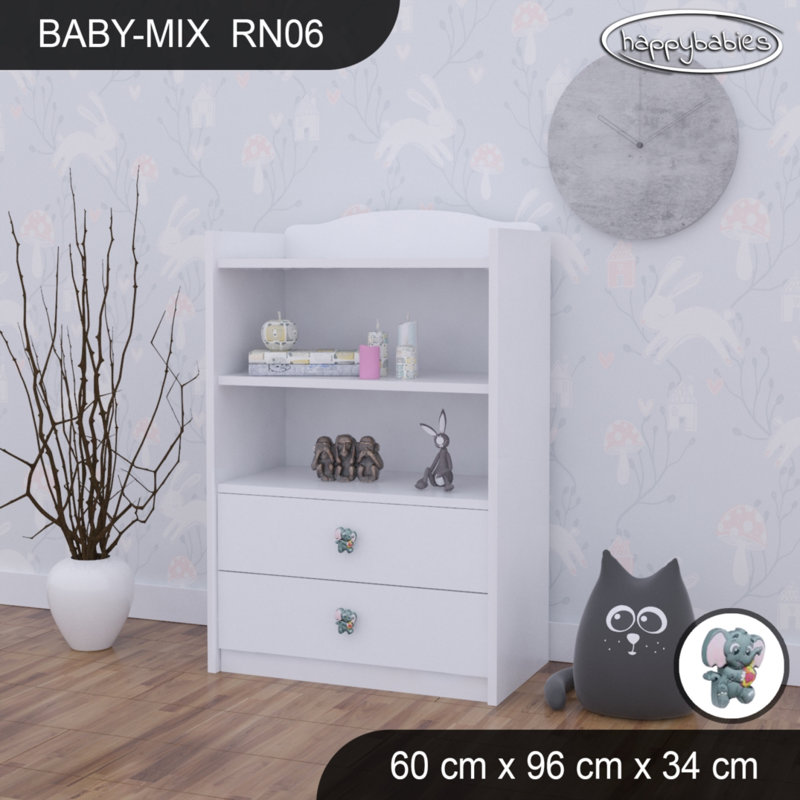 96cm H Kids Cube, 96cm H x 60cm W x 34cm D, White